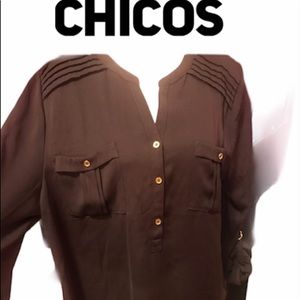 EUC/Chico’s hi-low top/size medium